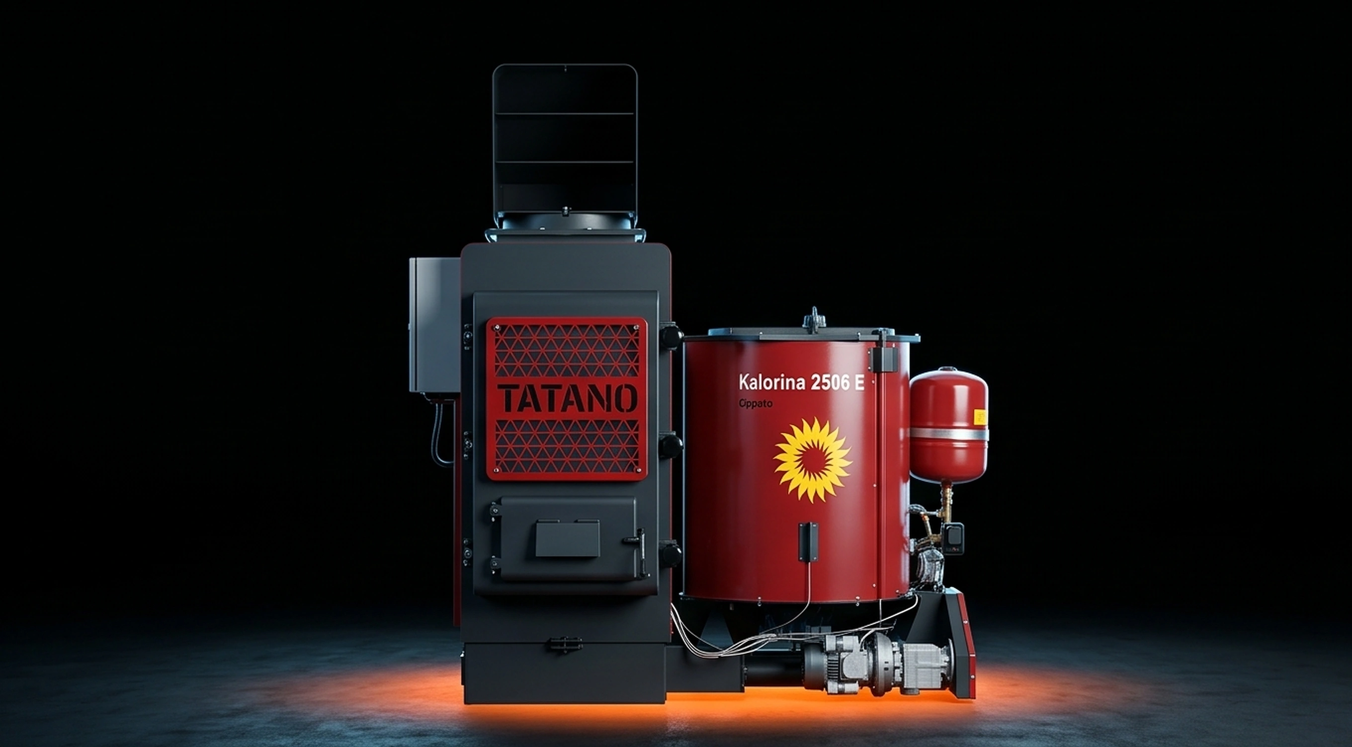 Kalorina Série 25 E (Copeaux de bois) — Vue frontale